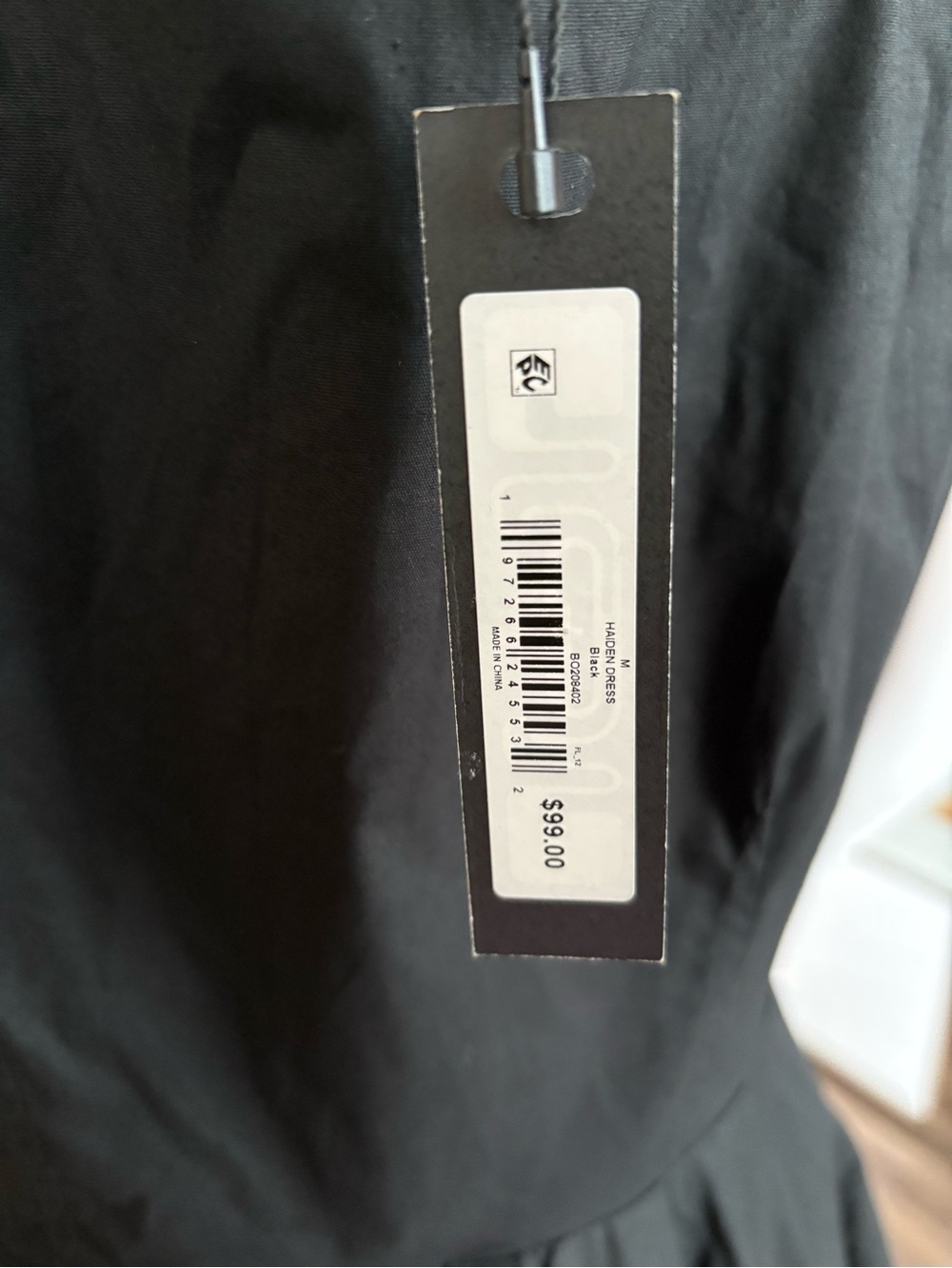 Steve Madden Black Zip Front Mini Dress - Picture 10 of 11